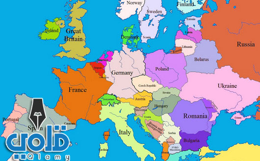 قارات العالم ودولها-أوروبا
